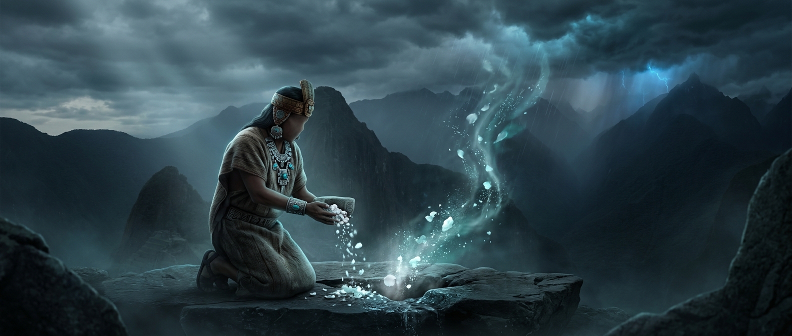 Why the Incas blew crushed seashells into the wind