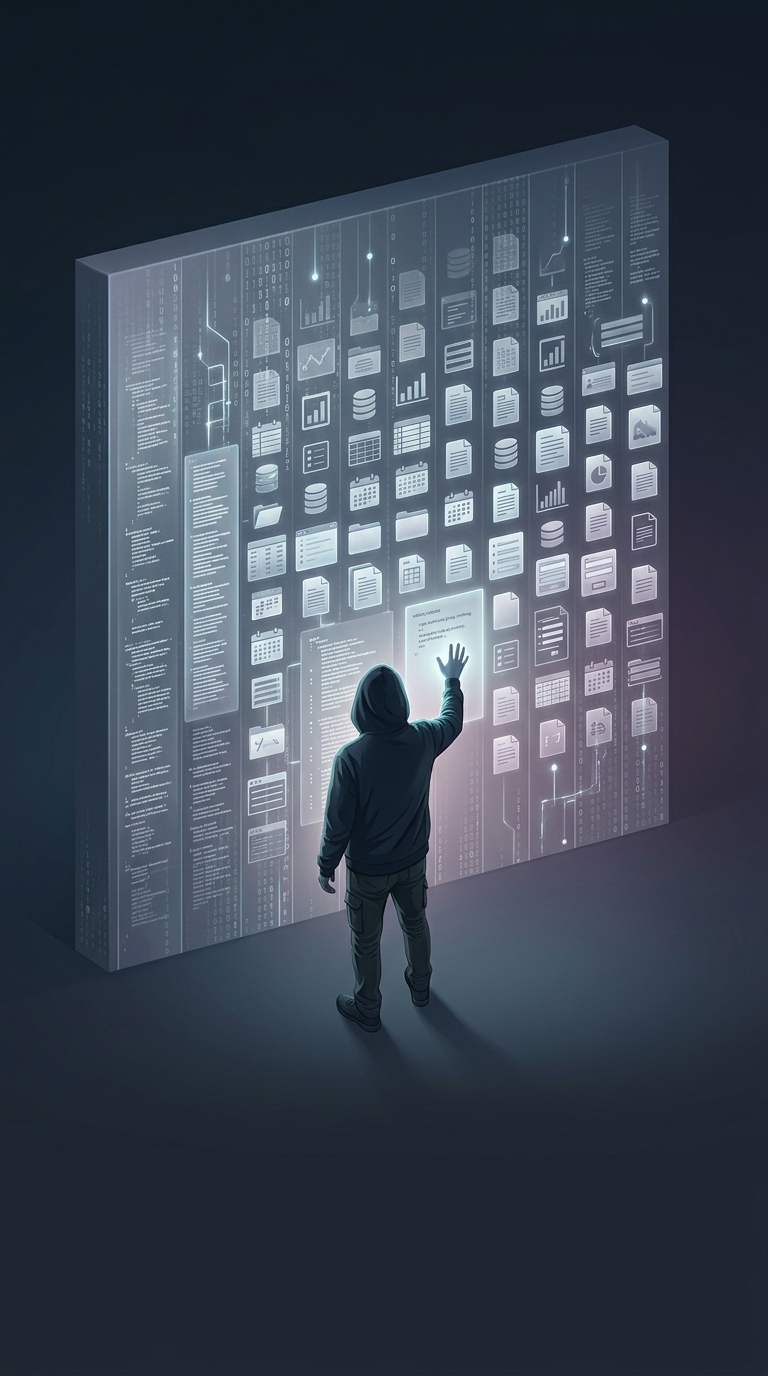 Despite the terrifying criminal reputation, what incredibly boring data makes up the vast majority of the "Deep Web"?
