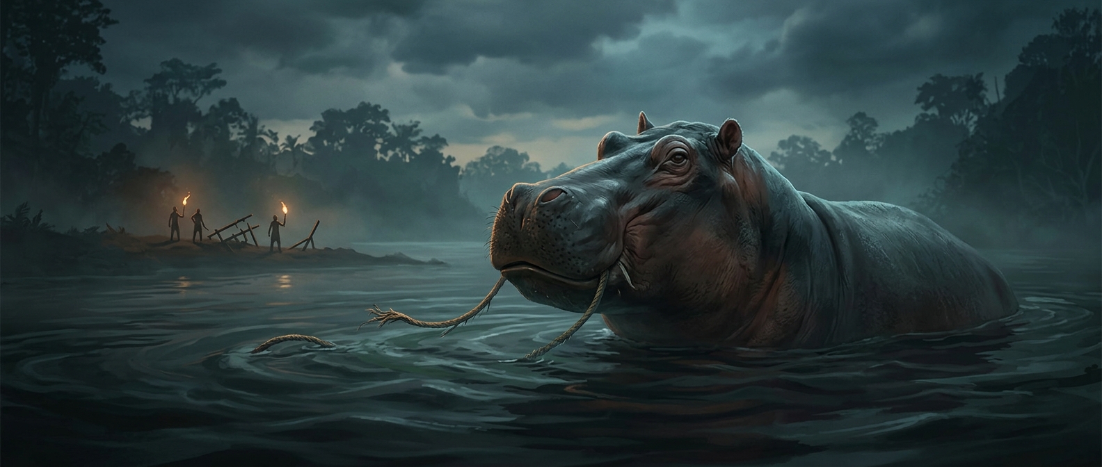 Why hippos make terrible pack animals