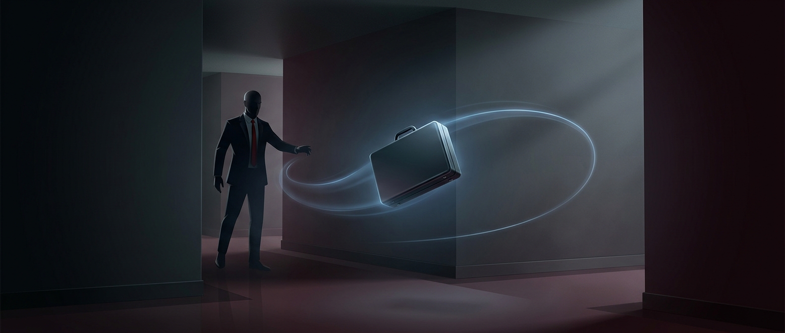 Hitman's homing briefcase started as a bug