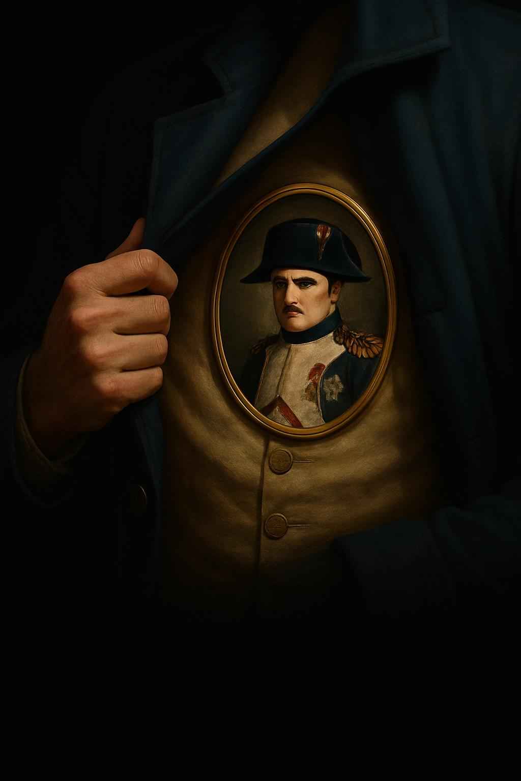 Napoleon in Your Pocket: During his exile, French soldiers sewed miniature portraits of Napoleon into their jacket linings so even in defeat they could 'carry the Emperor close…