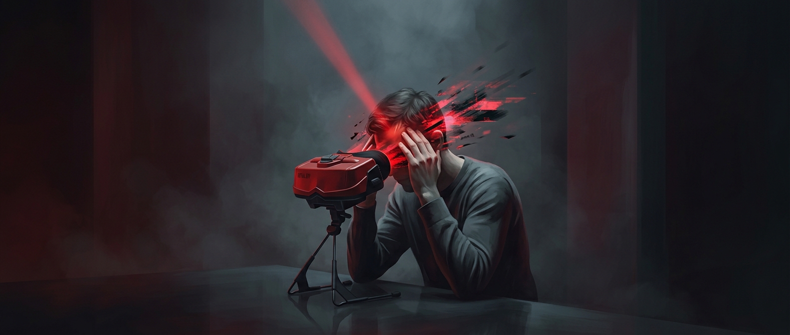 Virtual Boy paused every 15 minutes to stop nausea