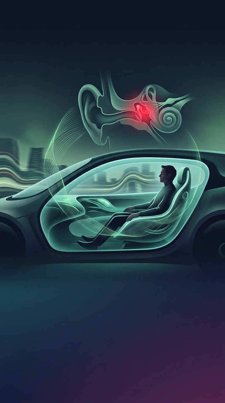 Why do engineers fear that fully autonomous, self-driving cars will create a massive global wave of motion sickness?