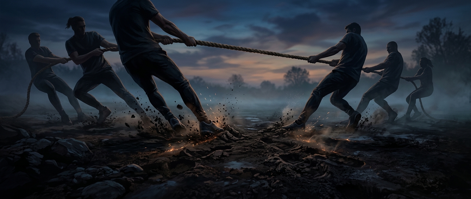 Why tug of war depends on your shoes