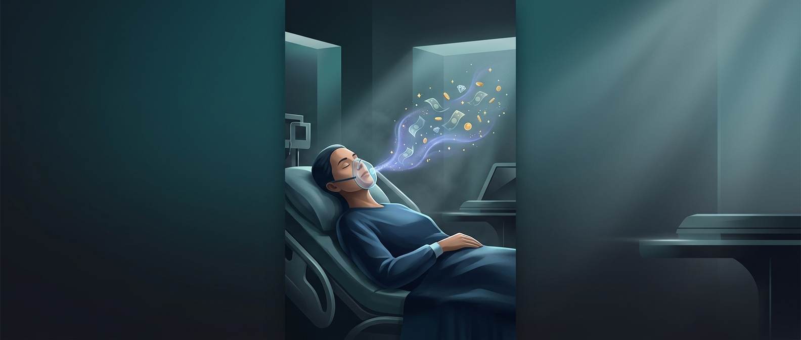 The noble gas used as a luxury anesthetic