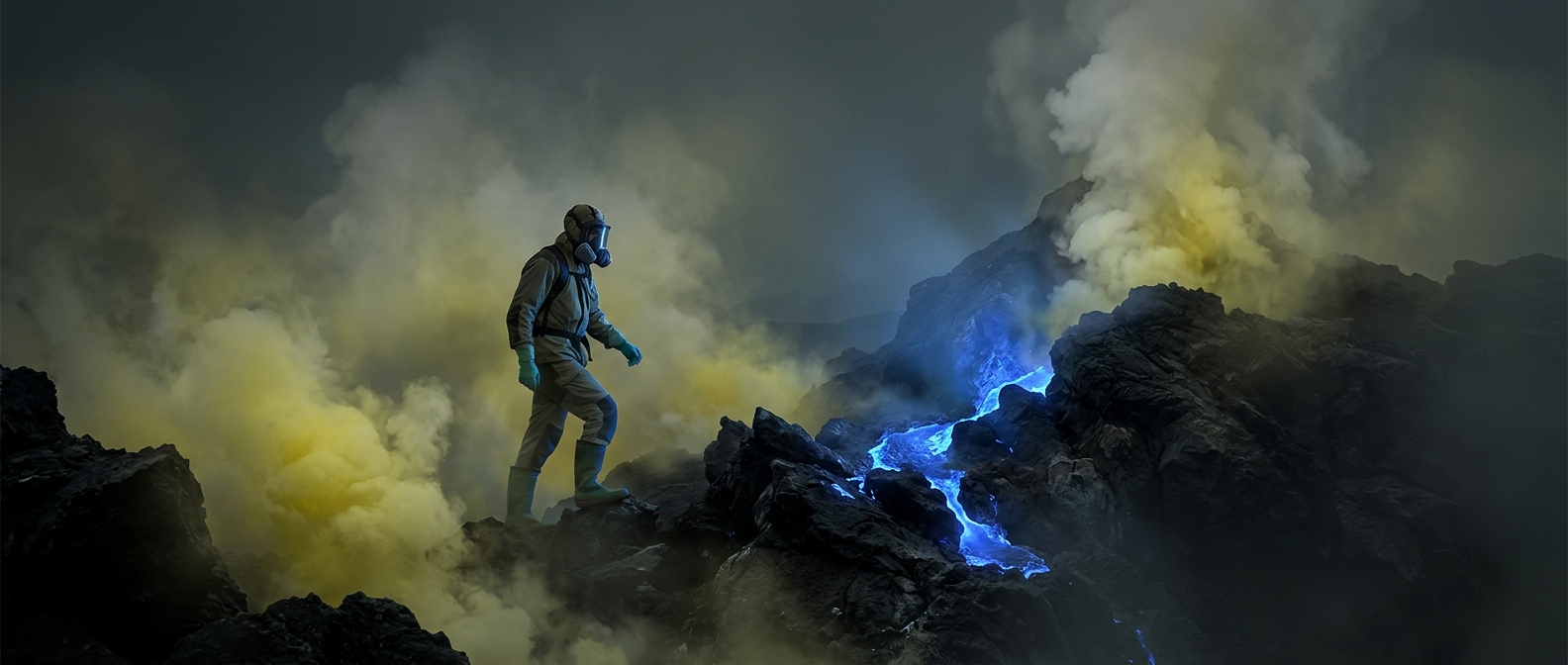 Why tourists brave Kawah Ijen's blue fire