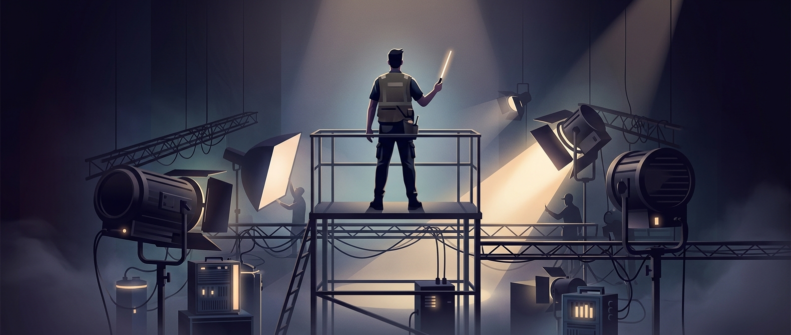 Best boys act as foremen for lighting departments