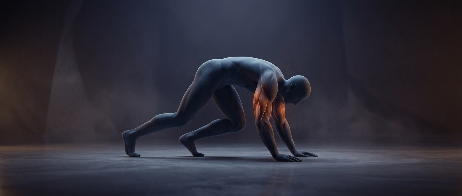Why crab walking makes your arms burn