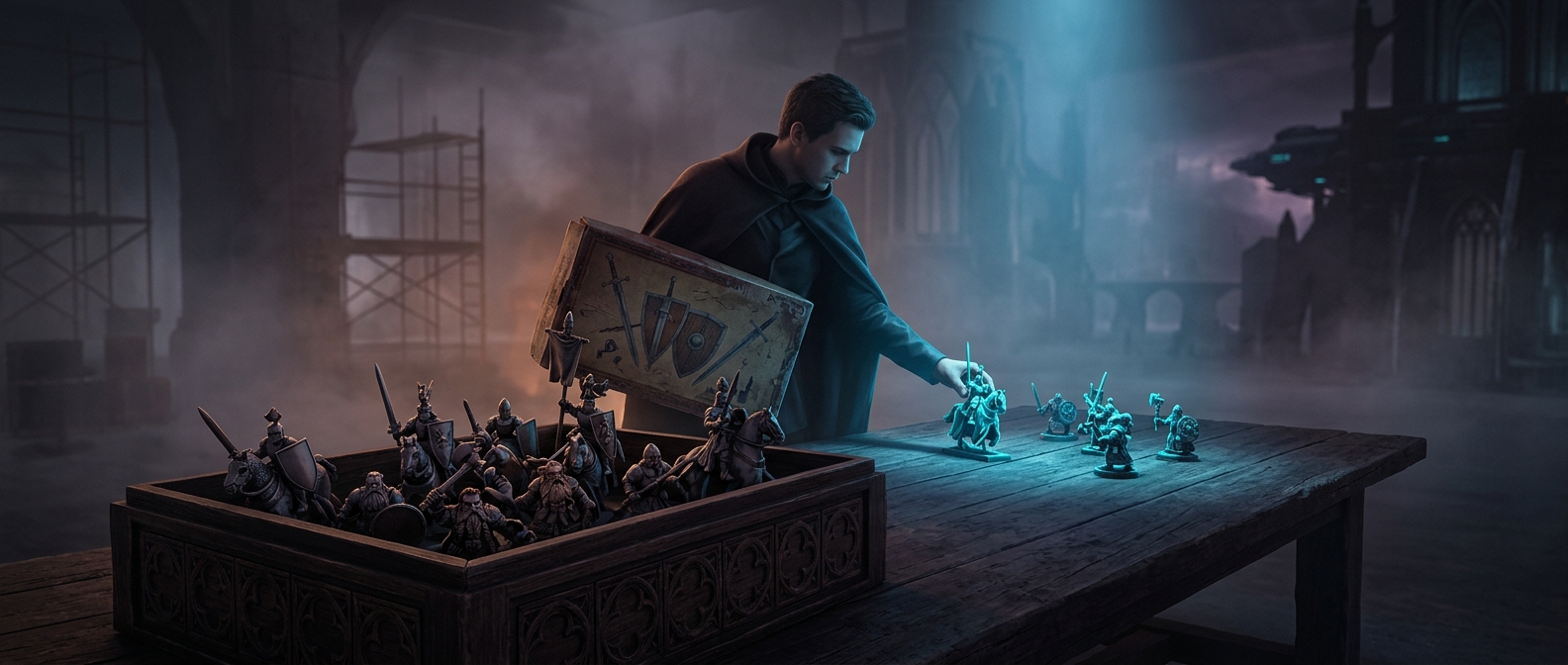 Warhammer 40,000 began with leftover miniatures