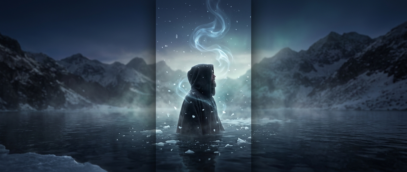 Submersion in freezing lakes supposedly purifies souls