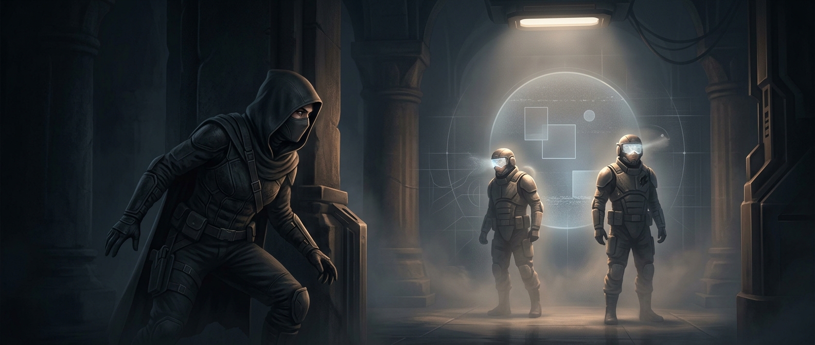 Why game guards ignore you in plain sight