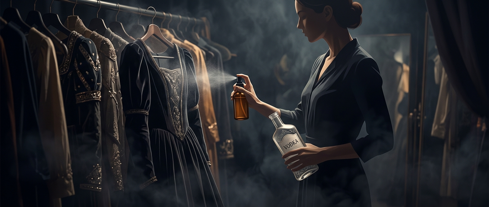 Why film costumes get sprayed with vodka