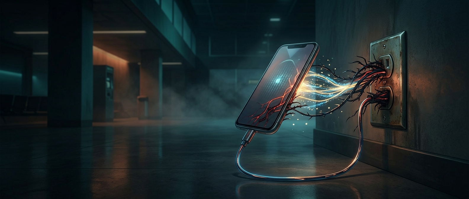 How a public USB port can infect your phone