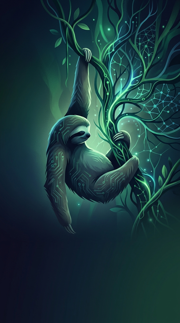 What bizarre and tragic biological flaw can cause a sloth to literally starve to death on a completely full stomach?