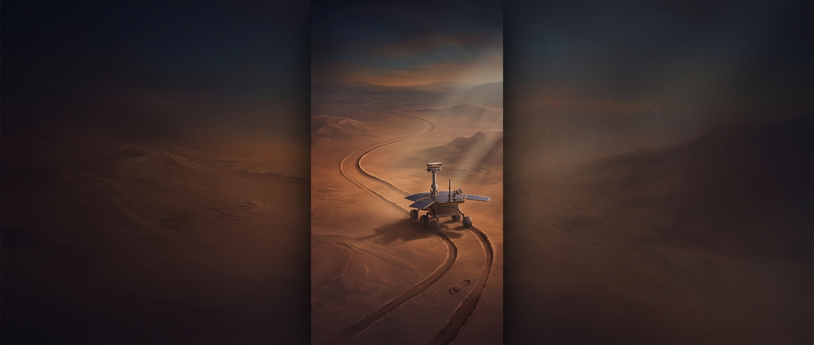 NASA's Opportunity crawled 28 miles across Mars