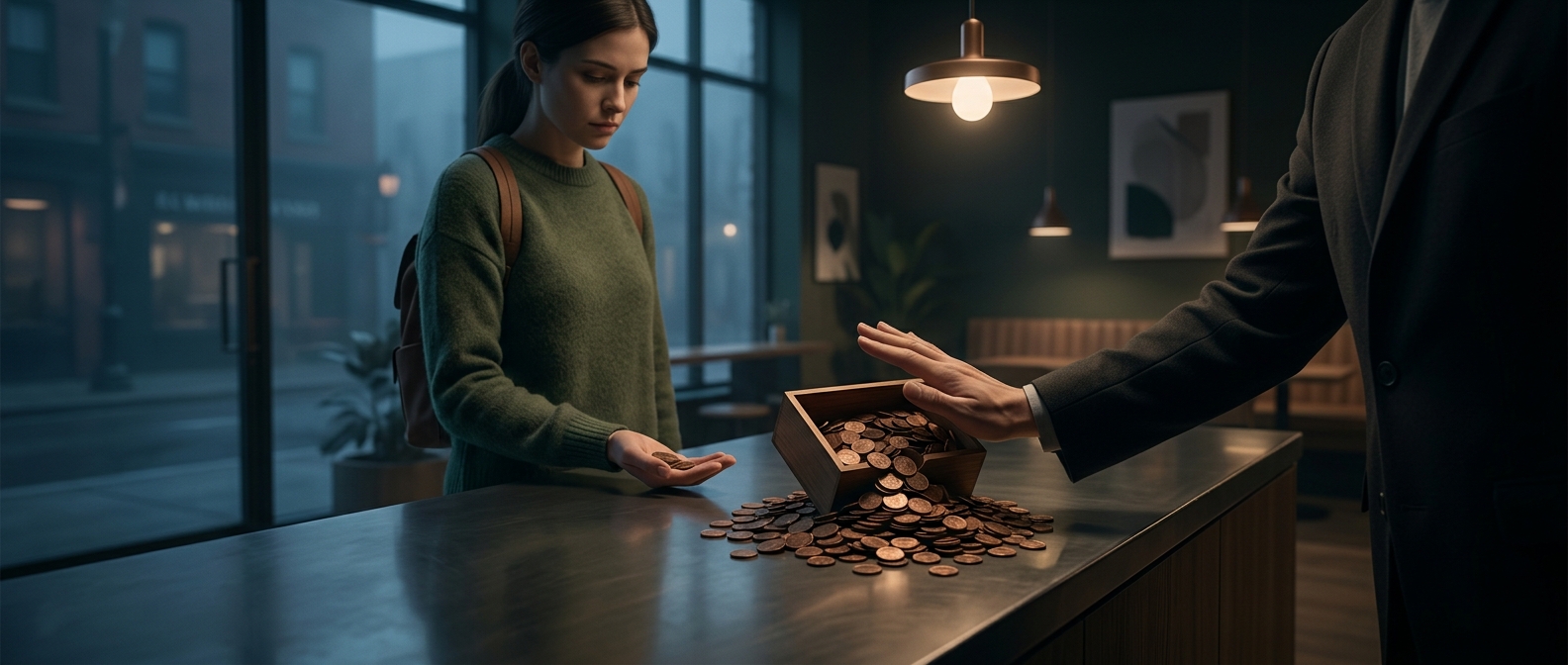 In Canada, too many pennies can be refused as payment