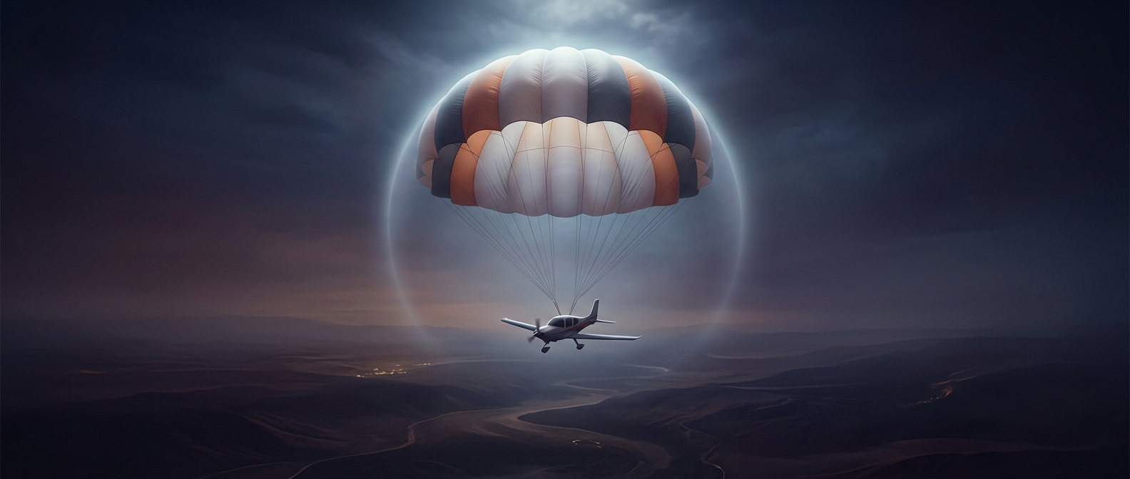 The parachute that saves the whole plane