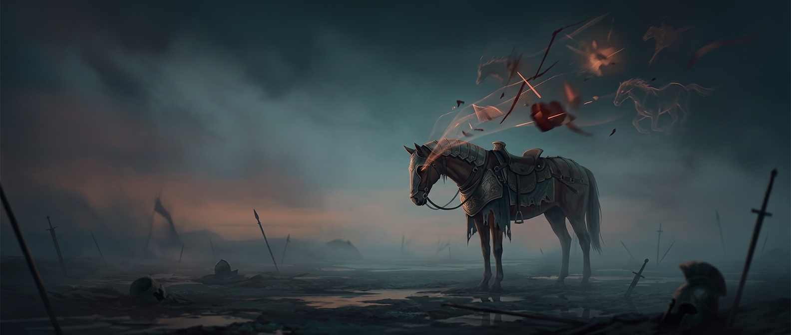 Riding animals into battle was terrible