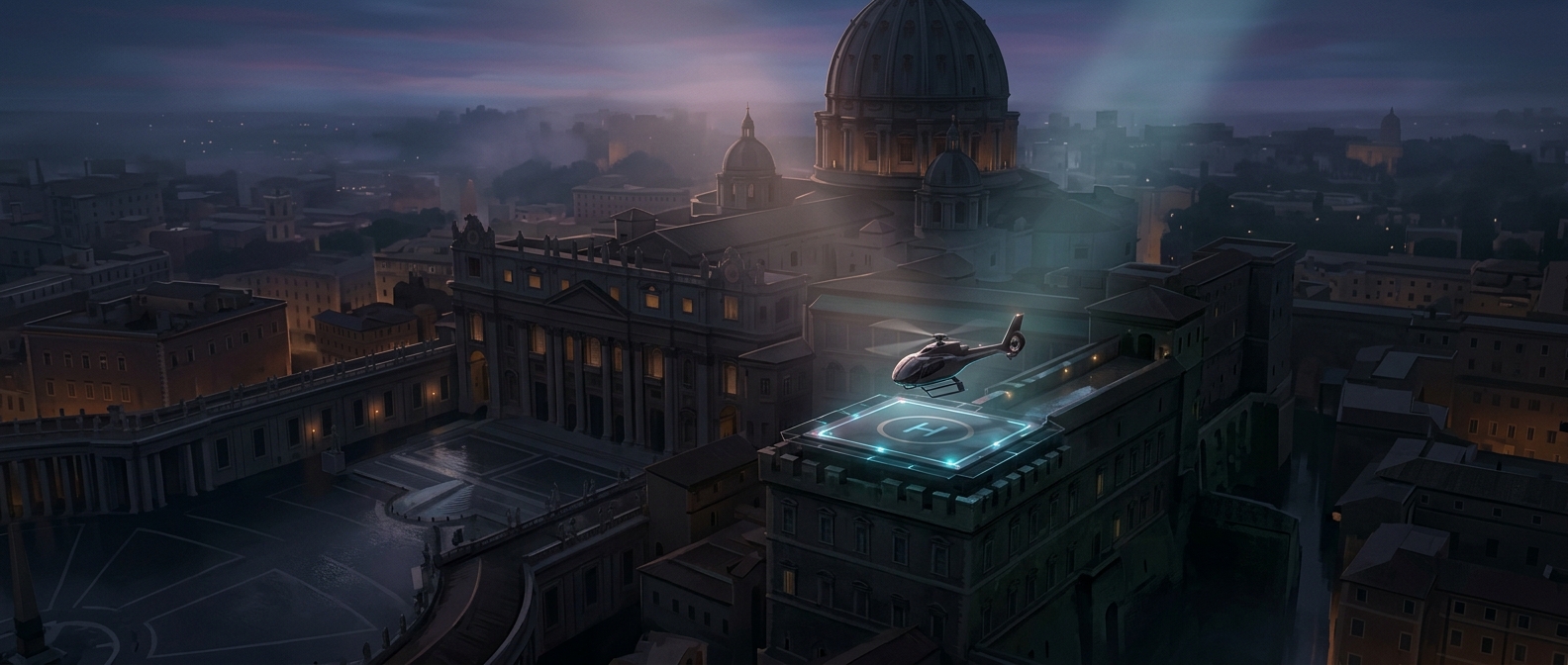 Why Vatican City has a heliport instead of an airport