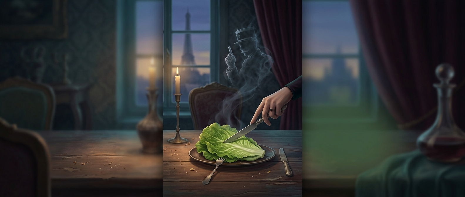 Why cutting lettuce with a knife is frowned upon in France