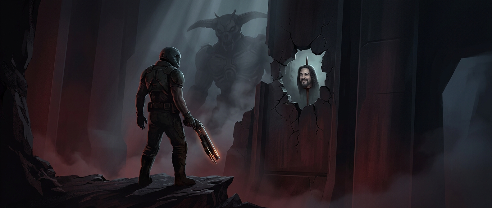 Голова создателя Doom спрятана за финальным боссом