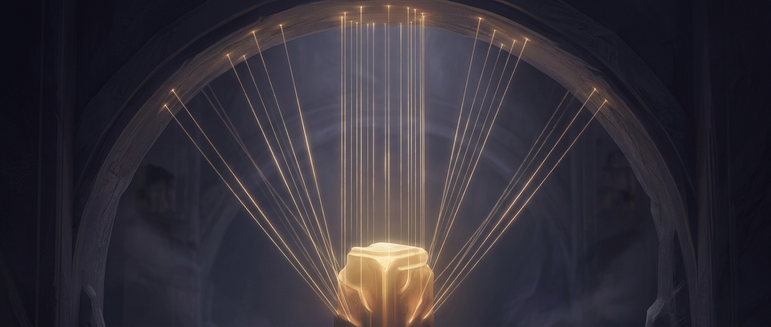 Tension evenly distributes forces across pulled fibers