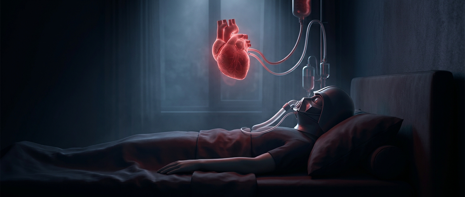 How a CPAP mask can help a failing heart