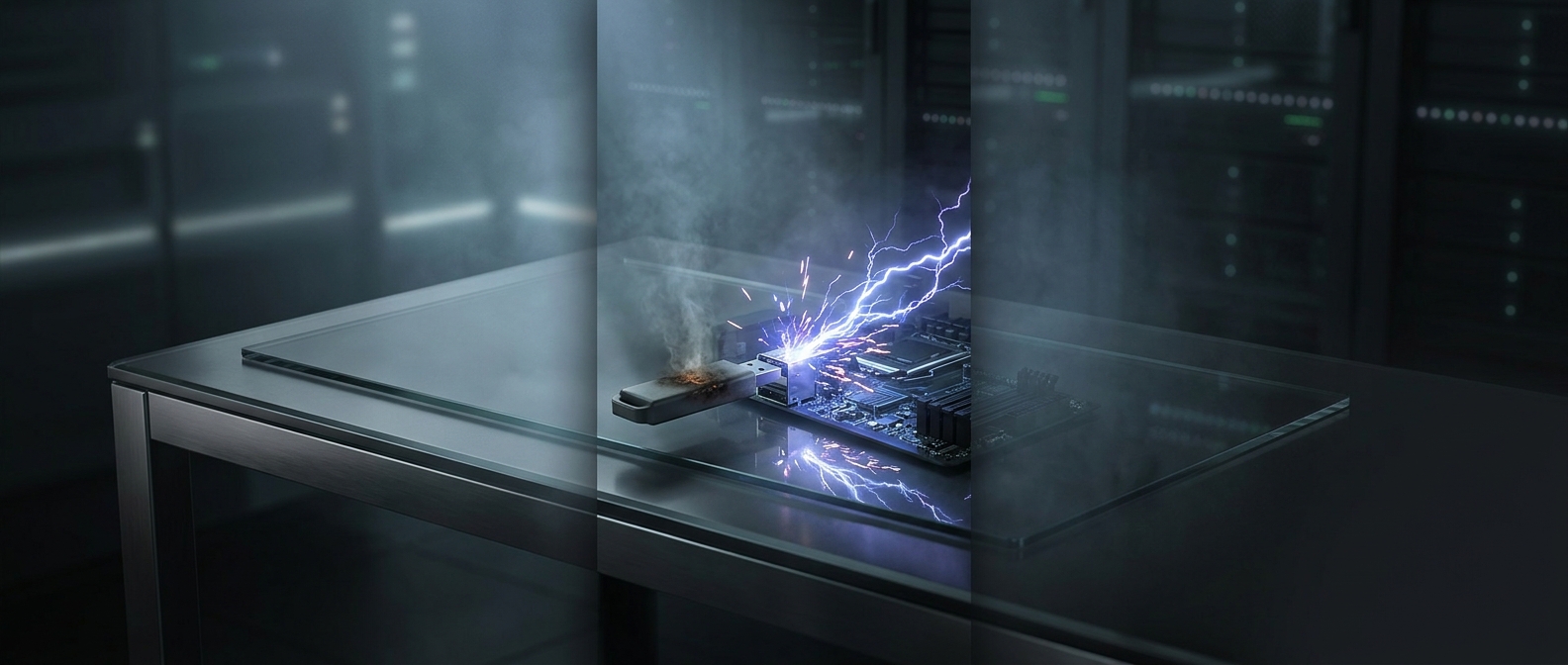 The innocent-looking USB drive that can fry your computer