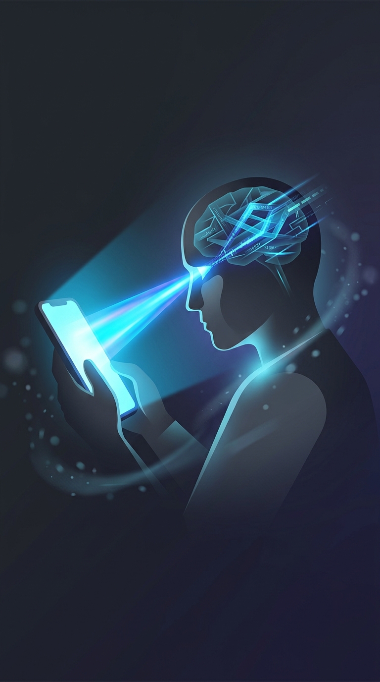 Why are almost all smartphone screens optimized to emit high levels of artificial blue light?