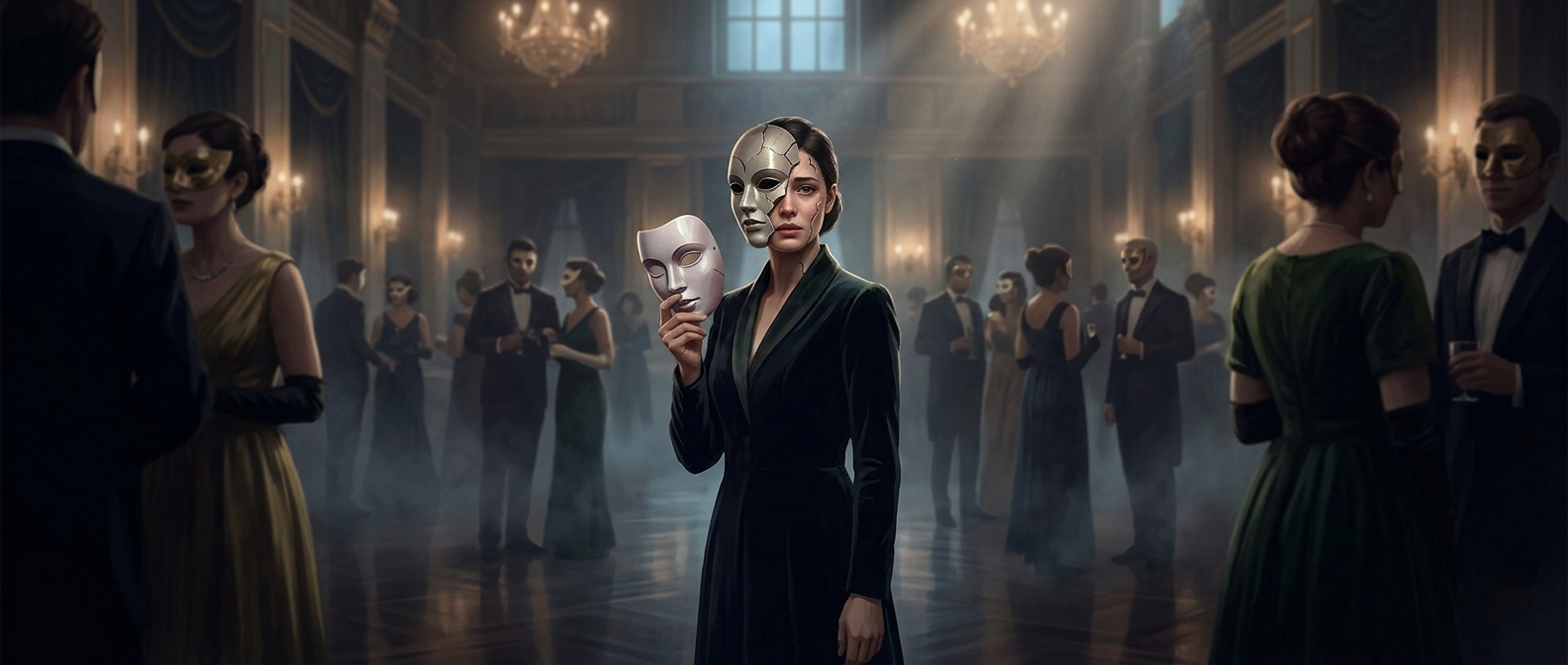 Outward personas are just masks for polite company