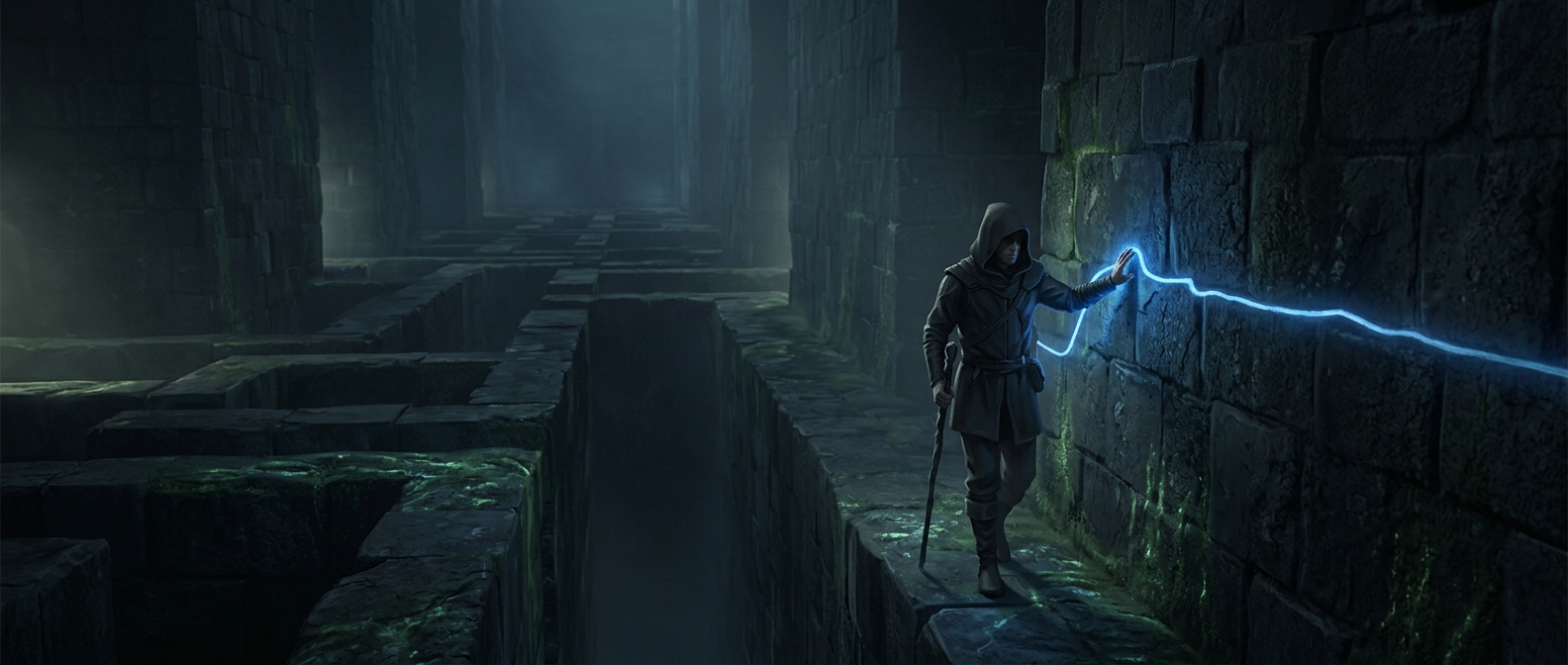 The simple trick for escaping most mazes