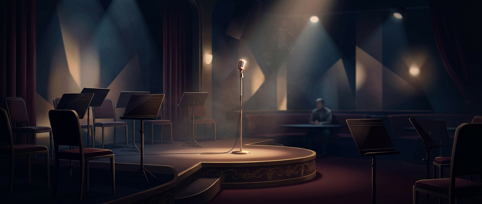 Karaoke means empty orchestra