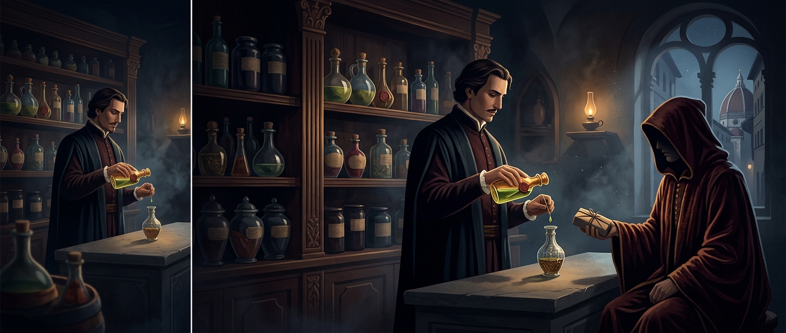 The Renaissance shop that sold cures and poisons
