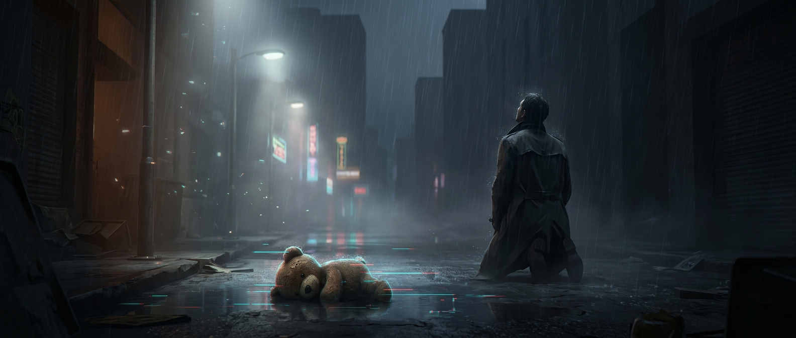 The Heavy Rain glitch that won't let a father stop crying out