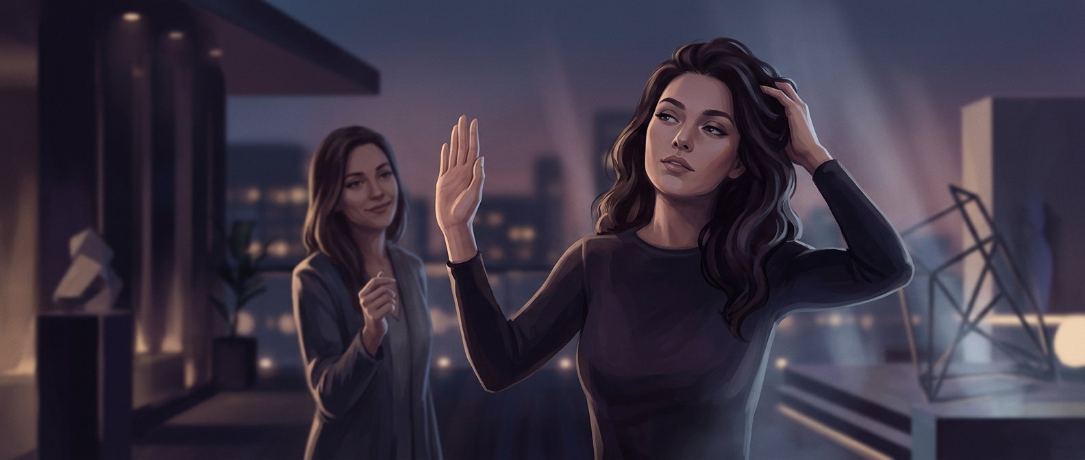 Completely missing a high five and smoothly transitioning into adjusting your hair instead