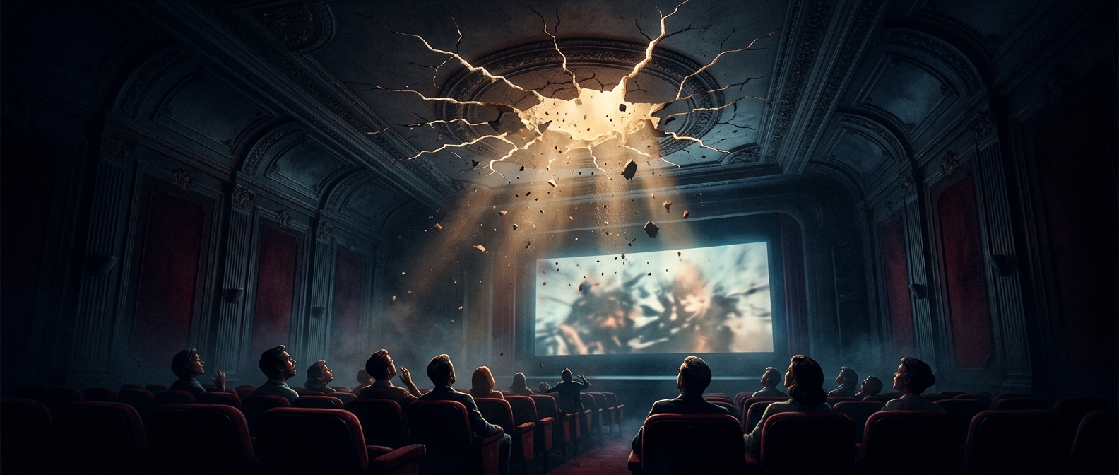 The movie theater effect that shook plaster loose