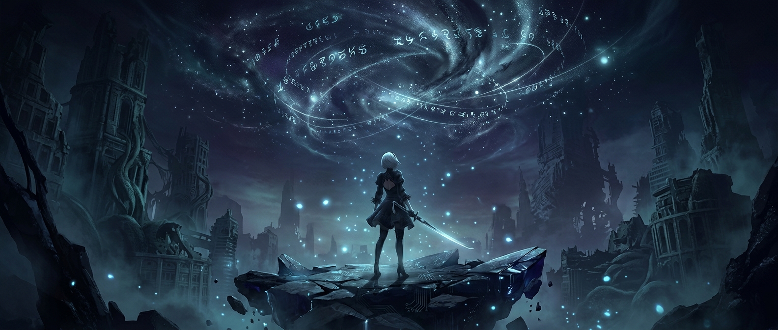 The invented language behind Nier: Automata's songs