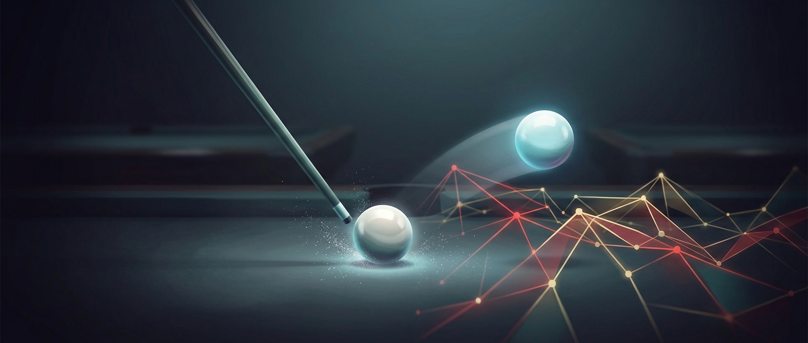 How billiard balls leap over obstacles