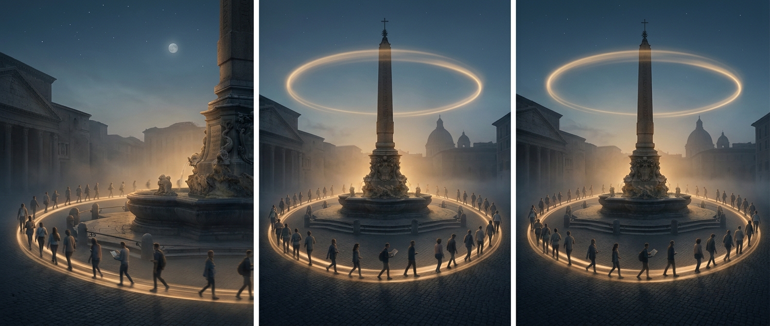 Tourists are named for going in circles