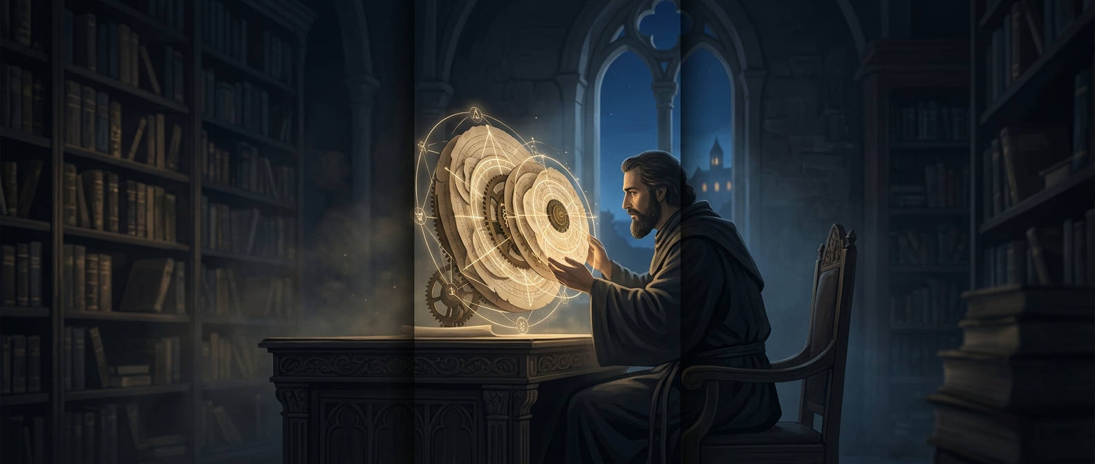 Ramon Llull built paper logic machines to prove God exists