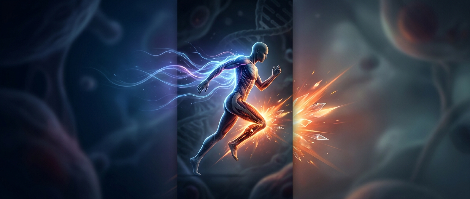 Muscle fibers come in slow and fast types