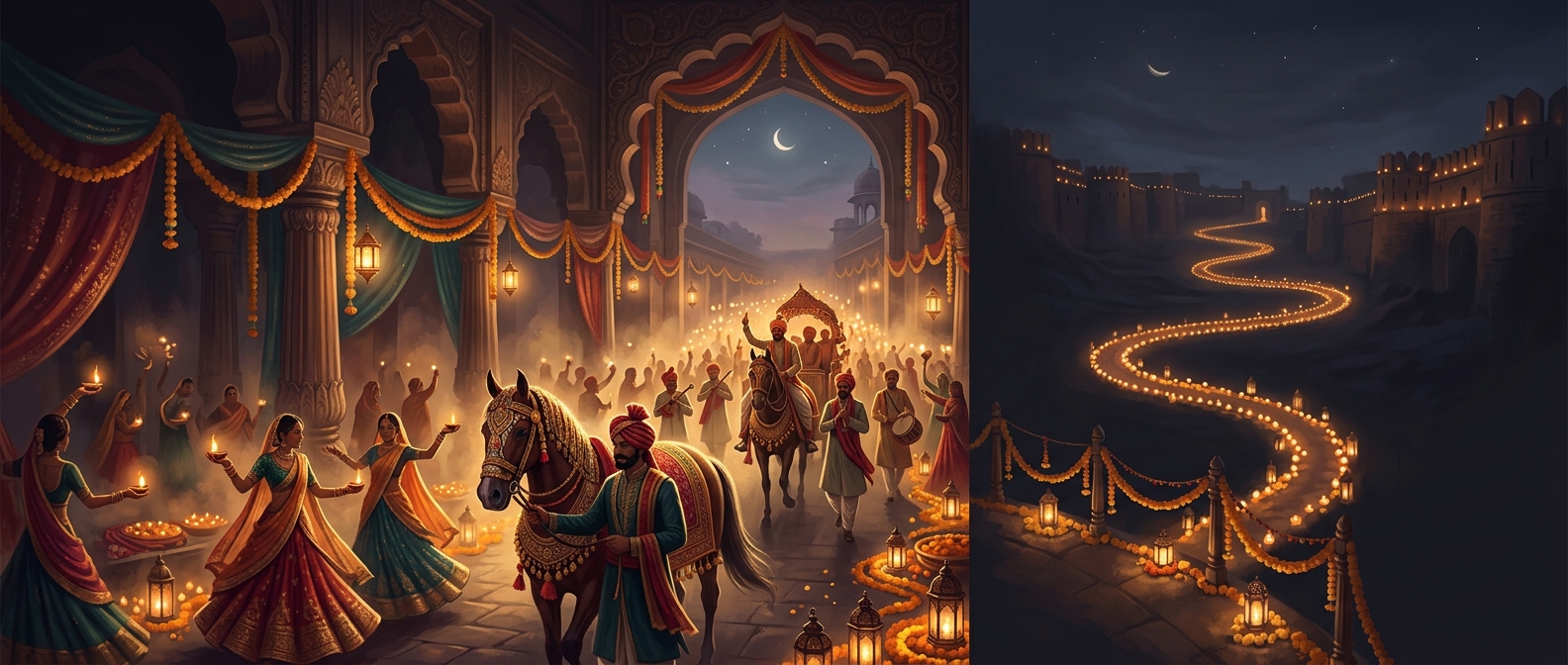 Indian wedding celebrations last for several days