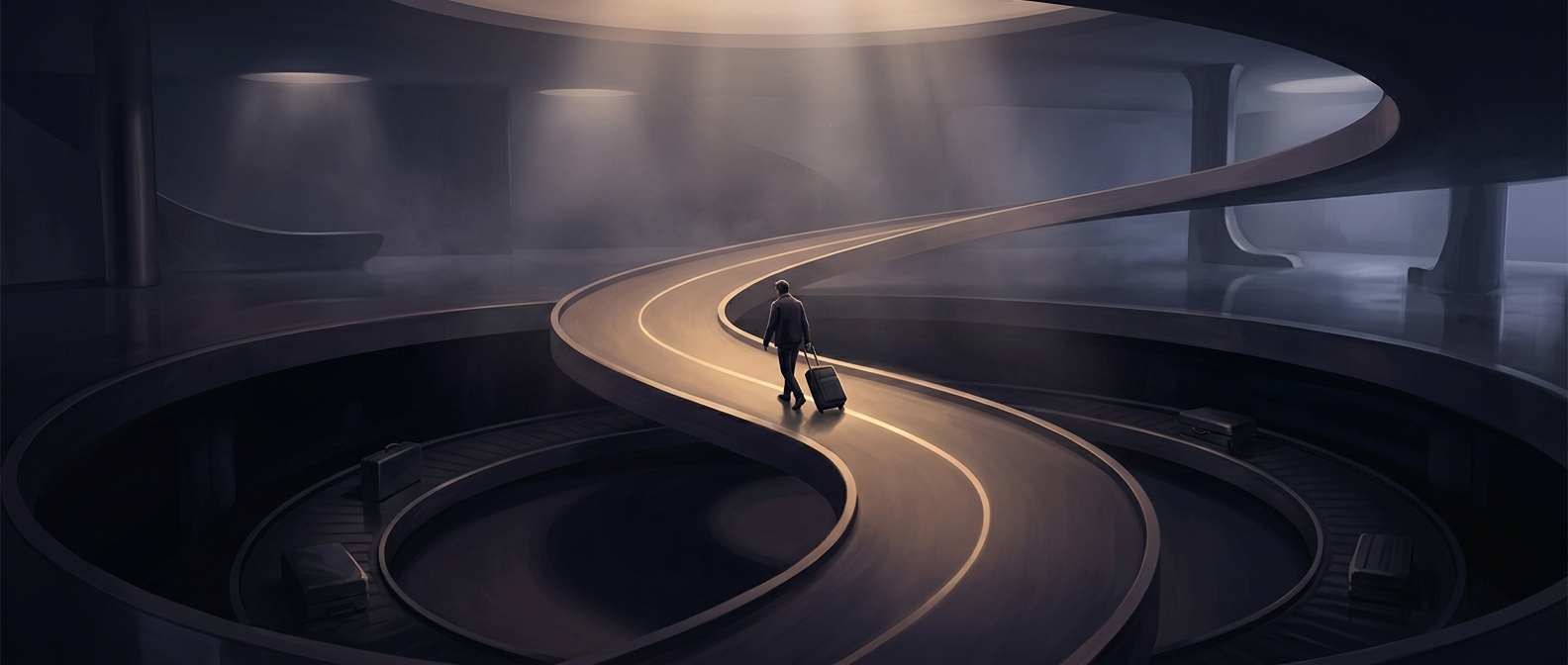 Why baggage claim makes you walk before your bags arrive