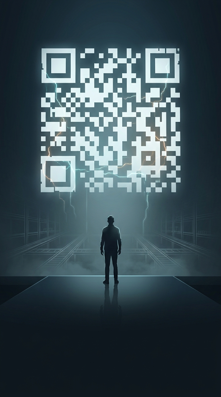 What mundane industry originally invented the QR code decades before smartphones even existed?