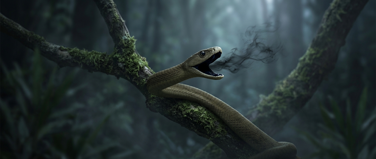 Black mambas aren't named for their color