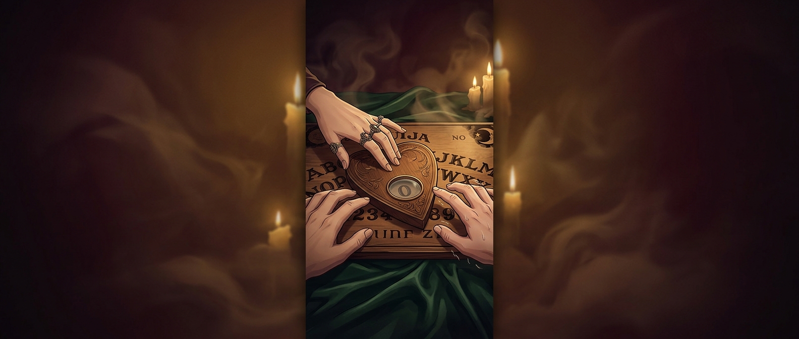Getting absolutely terrified during a séance because your terrible companion is secretly pushing the wooden planchette.