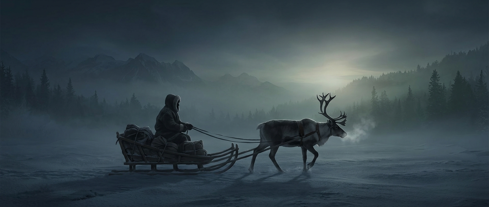 When Alaskan mail traveled by reindeer