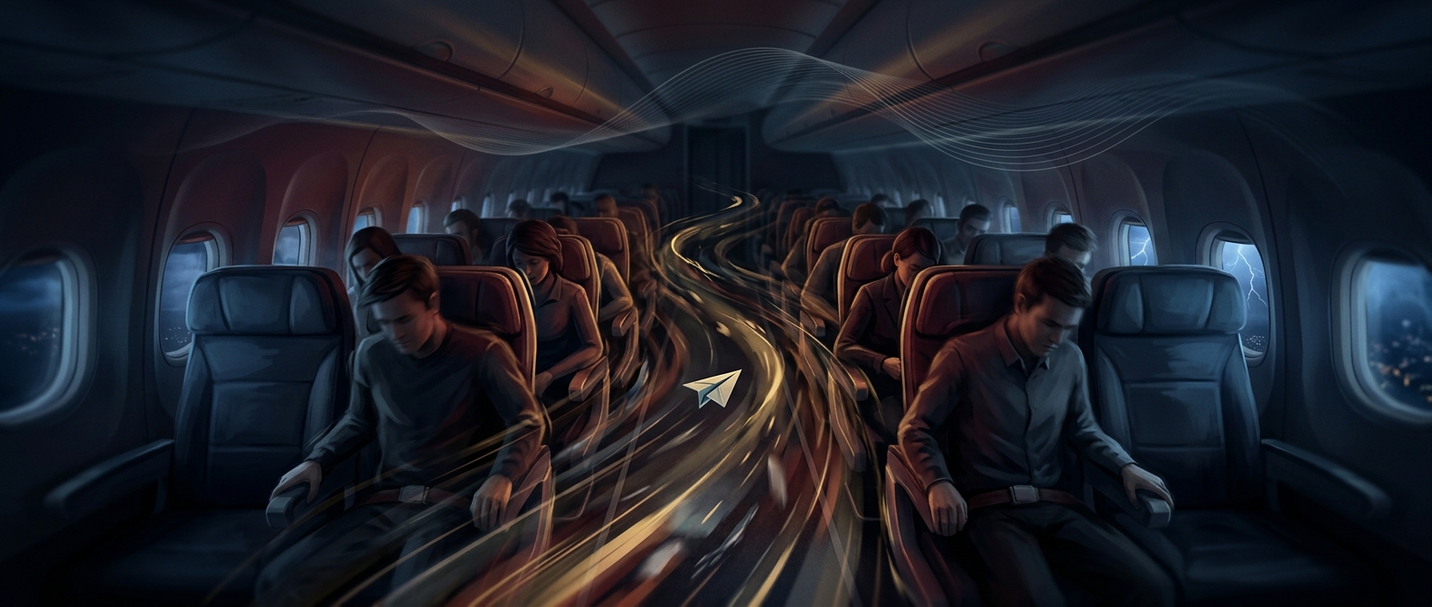 Why aisle seats feel more turbulence