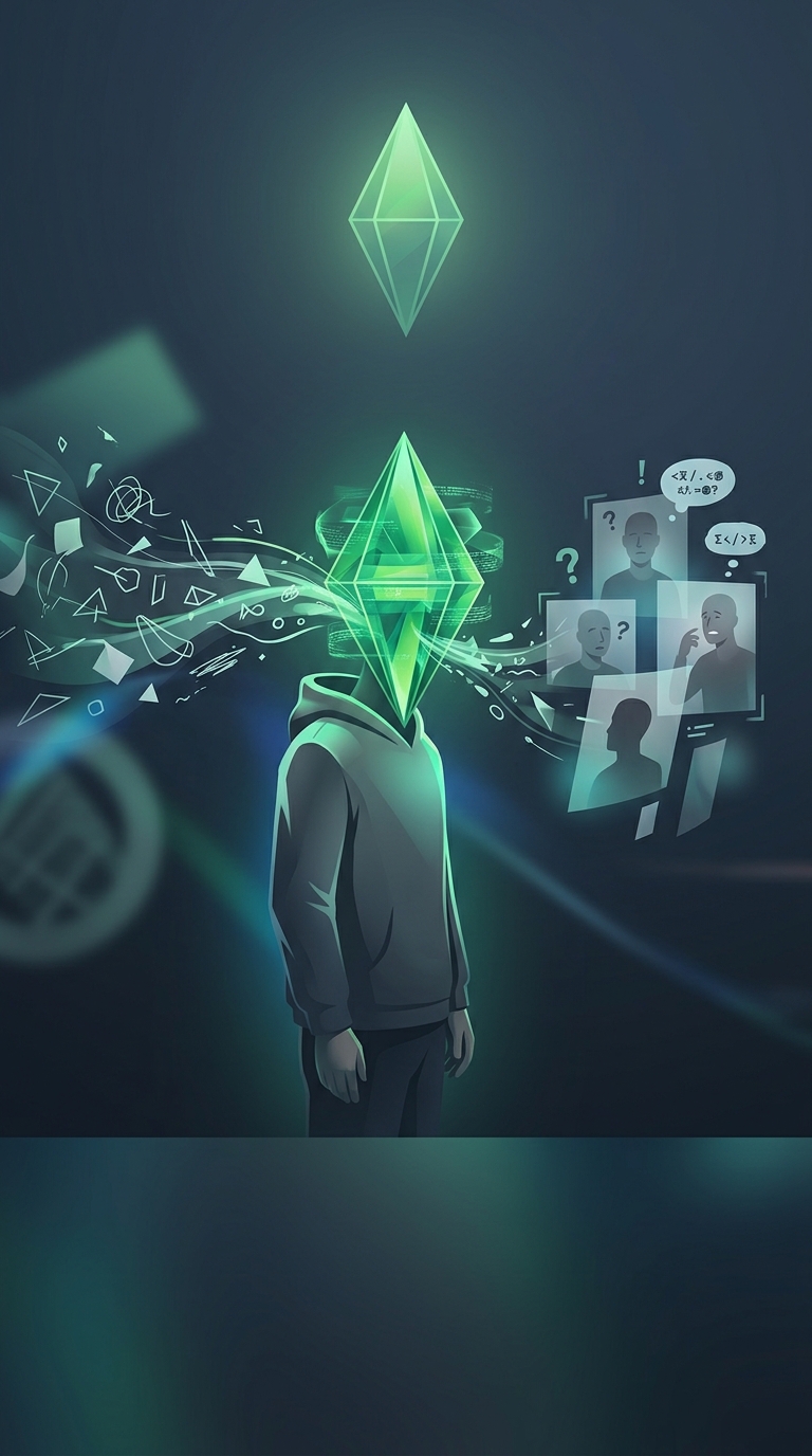 Why did the creators of The Sims invent an entirely fake, gibberish language instead of using English voice actors?