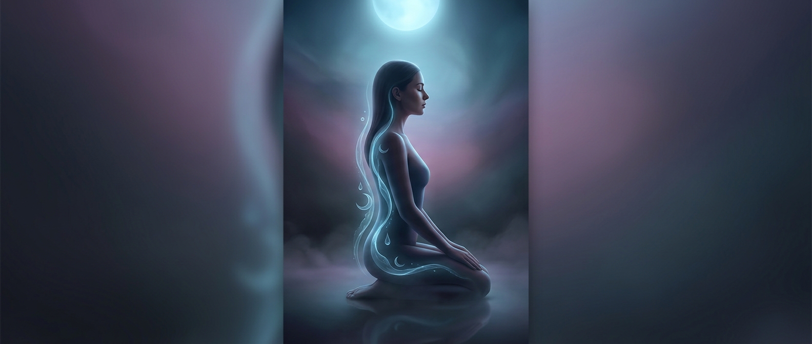 Ida nadi channels lunar feminine cooling
